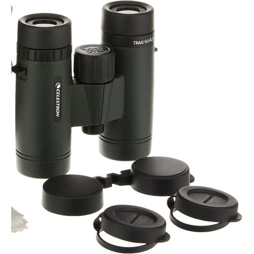 셀레스트론 Celestron  TrailSeeker 10x32 Binoculars  Fully Multi-Coated Optics  Binoculars for Adults  Phase and Dielectric Coated BaK-4 Prisms  Waterproof & Fogproof  Rubber Armored  8