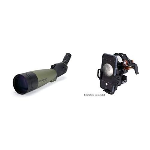 셀레스트론 Celestron 52252 100mm Ultima Zoom Spotting Scope with Universal Smartphone Adapter