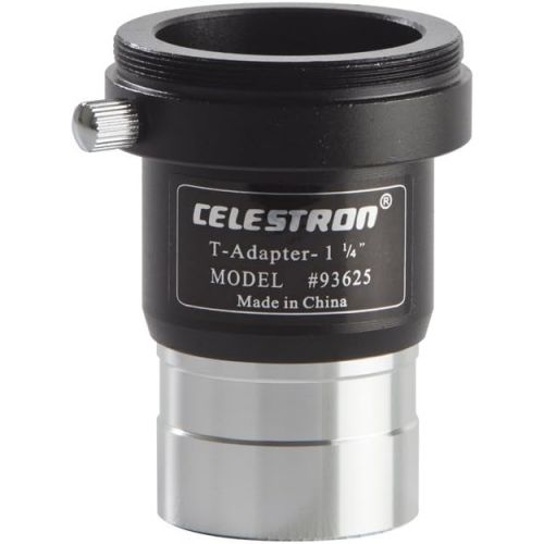 셀레스트론 Celestron 93625 Universal 1.25-inch Camera T-Adapter & 93419 T-Ring for 35 mm Canon EOS Camera (Black)