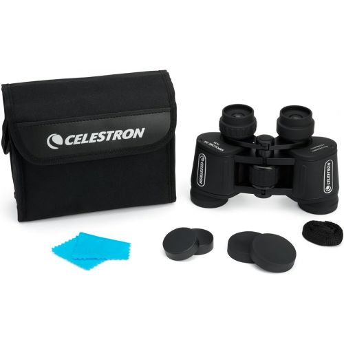 셀레스트론 Celestron  UpClose G2 7x35 Porro Binoculars with Multi-Coated BK-7 Prism Glass  Water-Resistant Binoculars with Rubber Armored and Non-Slip Ergonomic Body for Sporting Events