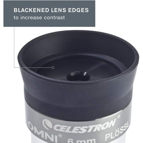 셀레스트론 Celestron 93317 Omni Series 1.25 (6mm) Eyepiece