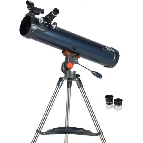 셀레스트론 Celestron 31036 AstroMaster LT 76AZ Breathtaking Views, Astronomical Telescope, Blue