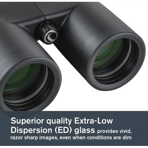 셀레스트론 Celestron  Nature DX ED 10x42 Premium Binoculars  Extra-Low Dispersion (ED) Objective Lenses  Multi-Coated Optics Phase-Coated BaK-4 Prisms  Binoculars for Bird Watching, 7233