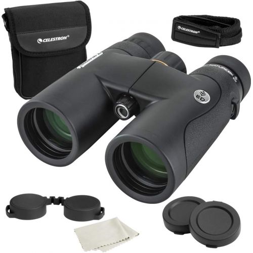 셀레스트론 Celestron  Nature DX ED 10x42 Premium Binoculars  Extra-Low Dispersion (ED) Objective Lenses  Multi-Coated Optics Phase-Coated BaK-4 Prisms  Binoculars for Bird Watching, 7233
