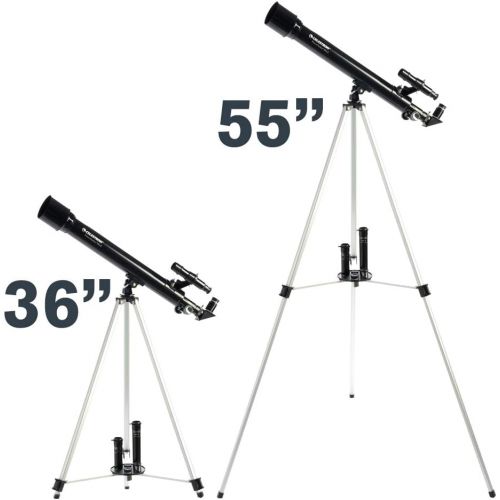 셀레스트론 Celestron - PowerSeeker 50AZ Telescope - Manual Alt-Azimuth Telescope for Beginners - Compact and Portable - BONUS Astronomy Software Package - 50mm Aperture