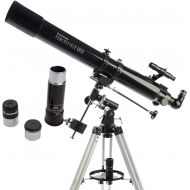 Celestron - PowerSeeker 80EQ Telescope - Manual German Equatorial Telescope for Beginners - Compact and Portable - BONUS Astronomy Software Package - 80mm Aperture