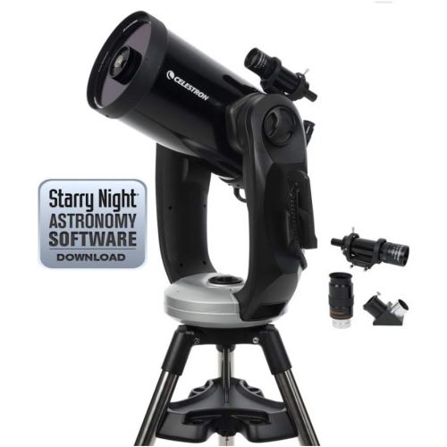 셀레스트론 Celestron CPC 925 StarBright XLT GPS Schmidt-Cassegrain 2350mm Telescope with Tripod and Tube