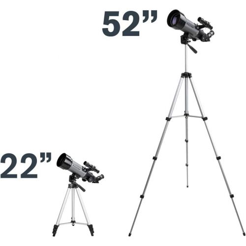 셀레스트론 Celestron - 70mm Travel Scope DX - Portable Refractor Telescope - Fully-Coated Glass Optics - Ideal Telescope for Beginners - Bonus Astronomy Software Package - Digiscoping Smartph