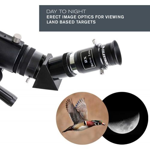 셀레스트론 Celestron - 70mm Travel Scope DX - Portable Refractor Telescope - Fully-Coated Glass Optics - Ideal Telescope for Beginners - Bonus Astronomy Software Package - Digiscoping Smartph