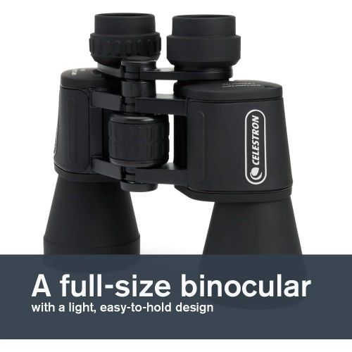 셀레스트론 Celestron  UpClose G2 10x50 Porro Binoculars with Multi-Coated BK-7 Prism Glass  Water-Resistant Binoculars with Rubber Armored and Non-Slip Ergonomic Body for Sporting Events