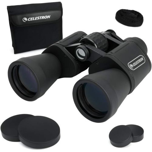 셀레스트론 Celestron  UpClose G2 10x50 Porro Binoculars with Multi-Coated BK-7 Prism Glass  Water-Resistant Binoculars with Rubber Armored and Non-Slip Ergonomic Body for Sporting Events