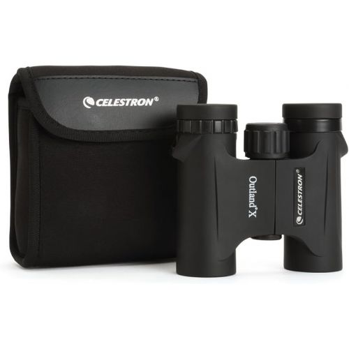 셀레스트론 Celestron  Outland X 8x25 Binoculars  Waterproof & Fogproof  Binoculars for Adults  Multi-Coated Optics and BaK-4 Prisms  Protective Rubber Armoring