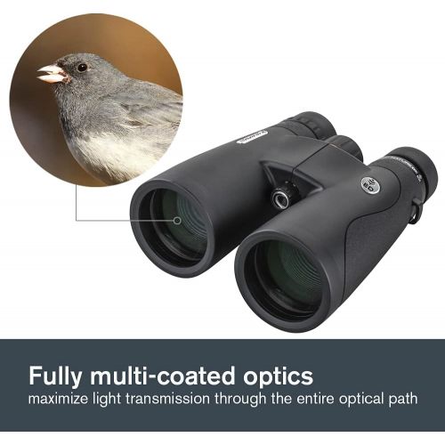 셀레스트론 Celestron72336  Nature DX ED 12x50 Premium Binoculars  Extra-Low Dispersion (ED) Objective Lenses  Multi-Coated Optics Phase-Coated BaK-4 Prisms  Binoculars for Bird Watching,