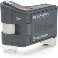 Celestron 44314 FlipView Handheld LCD Microscope (Grey)