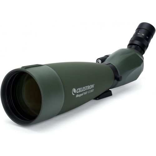 셀레스트론 Celestron Regal M2 100ED Spotting Scope  Fully Multi-Coated Optics  Hunting Gear  ED Objective Lens for Bird Watching, Hunting and Digiscoping  Dual Focus  22-67x Zoom Eyepiec