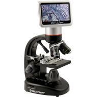 Celestron  PentaView LCD Digital Microscope Biological Microscope with a Built-In 5MP Digital Camera  Adjustable Mechanical Stage Carrying Case and 4GB Micro SD Card