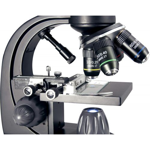 셀레스트론 Celestron  PentaView LCD Digital Microscope Biological Microscope with a Built-In 5MP Digital Camera  Adjustable Mechanical Stage Carrying Case and 4GB Micro SD Card