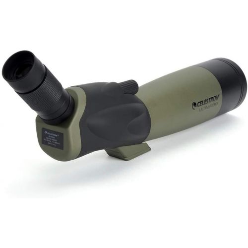 셀레스트론 Celestron - Ultima 80mm Spotting Scope with 45-Degree Viewing Angle - Includes Smartphone Adapter for Digiscoping - Zoom Eyepiece with 20-60x Magnification - Perfect for Hunting or