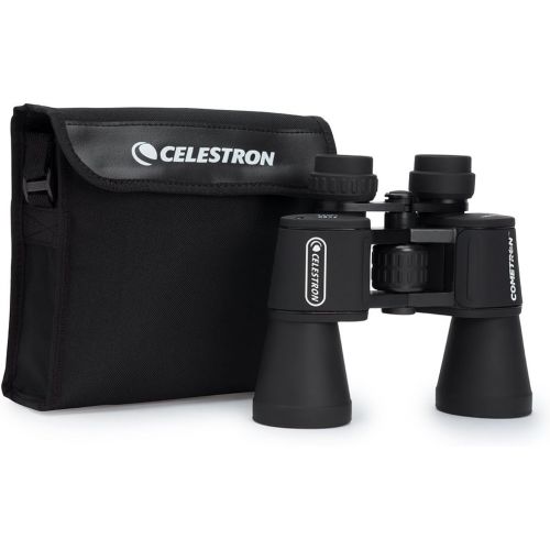 셀레스트론 Celestron - Cometron 7x50 Bincoulars - Beginner Astronomy Binoculars - Large 50mm Objective Lenses - Wide Field of View 7x Magnification