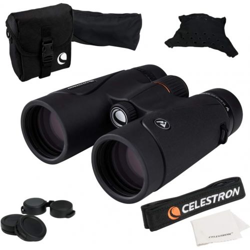 셀레스트론 Celestron  TrailSeeker 8x42 Binoculars  Fully Multi-Coated Optics  Binoculars for Adults  Phase and Dielectric Coated BaK-4 Prisms  Waterproof & Fogproof  Rubber Armored  6.