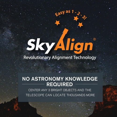 셀레스트론 Celestron - NexStar 5SE Telescope - Computerized Telescope for Beginners and Advanced Users - Fully-Automated GoTo Mount - SkyAlign Technology - 40,000+ Celestial Objects - 5-Inch