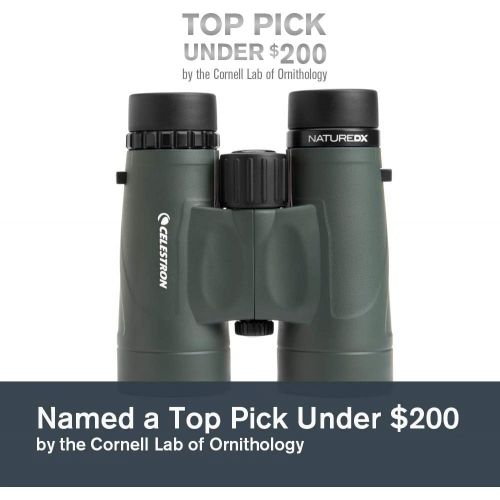 셀레스트론 Celestron  Nature DX 8x42 Binoculars  Outdoor and Birding Binocular  Fully Multi-coated with BaK-4 Prisms  Rubber Armored  Fog & Waterproof Binoculars  Top Pick Optics