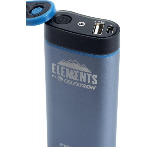 셀레스트론 Celestron Elements 3-in-1 Hand Warmer, Charger and Flashlight, FireCel Mega 6, Blue (93548)