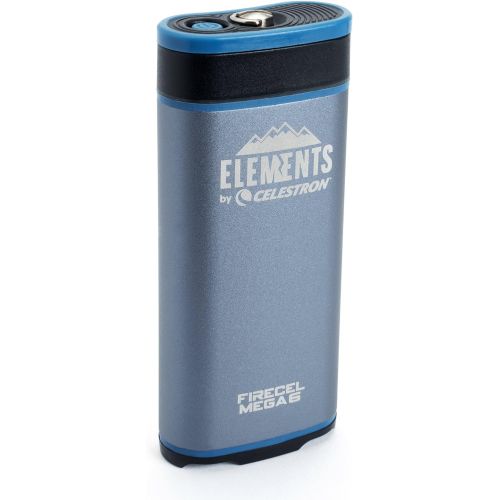 셀레스트론 Celestron Elements 3-in-1 Hand Warmer, Charger and Flashlight, FireCel Mega 6, Blue (93548)