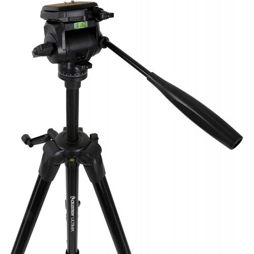 셀레스트론 Celestron Ultima Pan Tilt Head Tripod - Excellent Choice for a Spotting Scope, Binocular or Camera (93612)