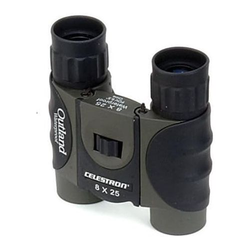 셀레스트론 Celestron Outland 8X25 Compact Waterproof Binoculars with Rubber Coating & Comfort Grip