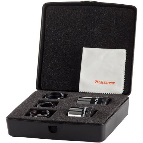 셀레스트론 Celestron R/A Single Axis Motor Drive for The AstroMaster Telescope & PowerSeeker Telescope Accessory Kit - Includes 2X 1.25%22 Kellner Eyepieces, 3 Colored Telescope Filters, and