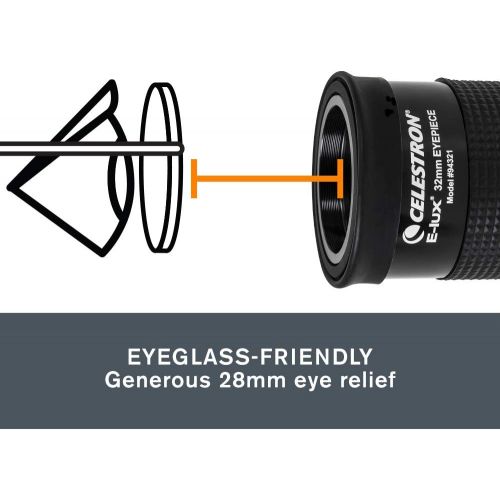 셀레스트론 Celestron E-lux 32mm Eyepiece - 2