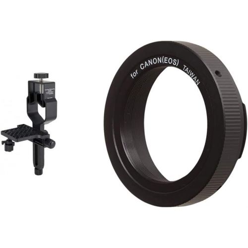 셀레스트론 Celestron 93626 Universal Digital Camera Adapter & 93419 T-Ring for 35 mm Canon EOS Camera (Black)