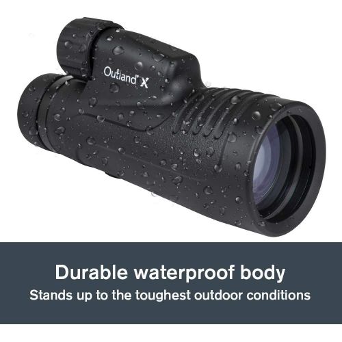 셀레스트론 Celestron ? Outland X 15x50 Monocular ? Outdoor and Birding Monocular ? Fully Multi-Coated Optics and BaK-4 Prisms ? Bonus Smartphone Adapter and Bluetooth Remote Included