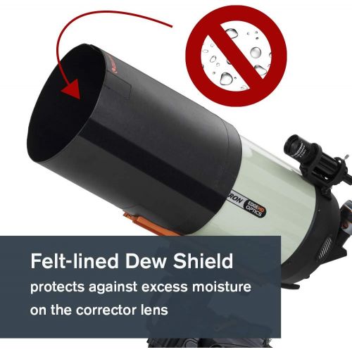 셀레스트론 Celestron ? Deluxe Telescope Dew Shield ? Flexible Dew Prevention ? Fits 9.25 and 11” Schmidt Cassegrain and EdgeHD telescopes