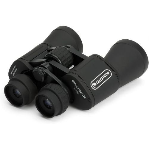 셀레스트론 Celestron  UpClose G2 20x50 Porro Binoculars with Multi-Coated BK-7 Prism Glass  Water-Resistant Binoculars with Rubber Armored and Non-Slip Ergonomic Body for Sporting Events