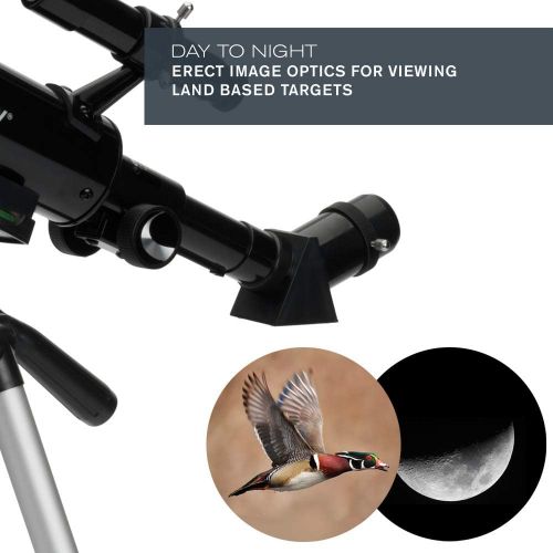 셀레스트론 Celestron - 50mm Travel Scope - Portable Refractor Telescope - Fully-Coated Glass Optics - Ideal Telescope for Beginners - BONUS Astronomy Software Package