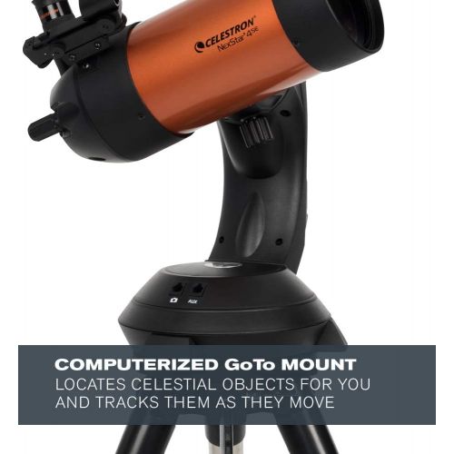 셀레스트론 Celestron - NexStar 4SE Telescope - Computerized Telescope for Beginners and Advanced Users - Fully-Automated GoTo Mount - SkyAlign Technology - 40,000+ Celestial Objects - 4-Inch