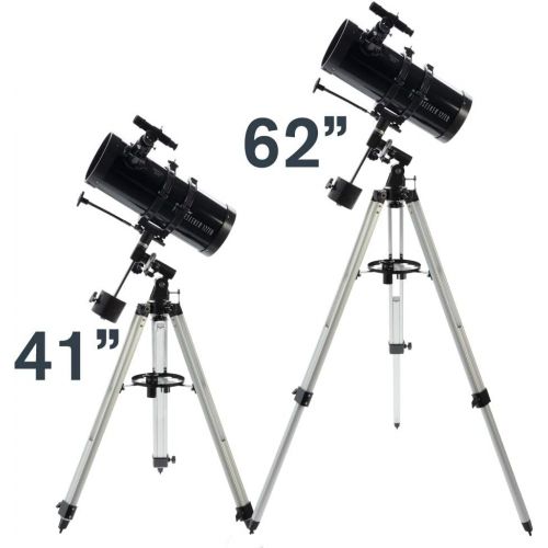 셀레스트론 Celestron - PowerSeeker 127EQ Telescope - Manual German Equatorial Telescope for Beginners - Compact and Portable - BONUS Astronomy Software Package - 127mm Aperture