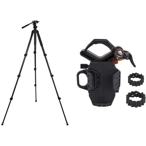 셀레스트론 Celestron 82052 Tripod, Regal Premium (Black) & NexYZ 3-Axis Universal Smartphone Adapter