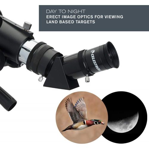 셀레스트론 Celestron - 70mm Travel Scope - Portable Refractor Telescope - Fully-Coated Glass Optics - Ideal Telescope for Beginners - BONUS Astronomy Software Package