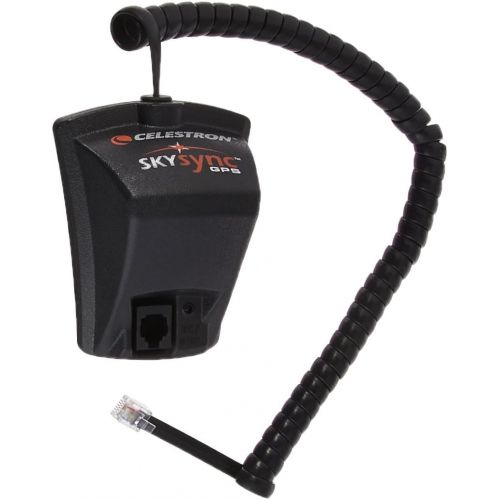 셀레스트론 Celestron 93969 Sky Sync GPS Accessory, Black & Aux Port Splitter, Black (93919)