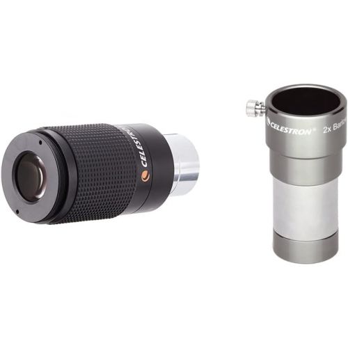 셀레스트론 [아마존베스트]Celestron 93230 8 to 24mm 1.25 Zoom Eyepiece & Omni 2X Barlow Lens