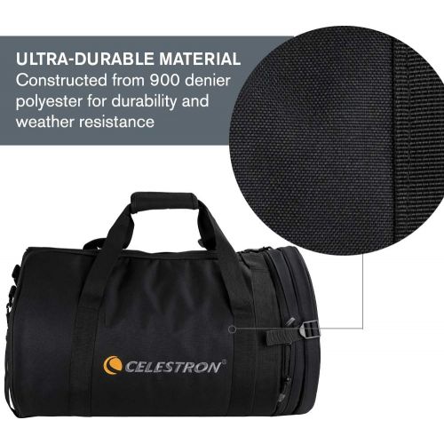 셀레스트론 Celestron ? 8” Telescope Optical Tube Bag ? Custom Carrying Case Fits Schmidt-Cassegrain and EdgeHD ? Ultra-durable Protective Walls ? Padded Straps for Easy Carry