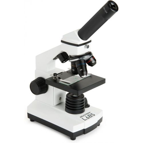 셀레스트론 Celestron CB2000C Compound Binocular Microscope w40x - 2000x power, mechanical stage, 4 Fully achromatic objectives, Abbe condenser, 10x and 20x eyepieces, coaxial focus, 10 prepa