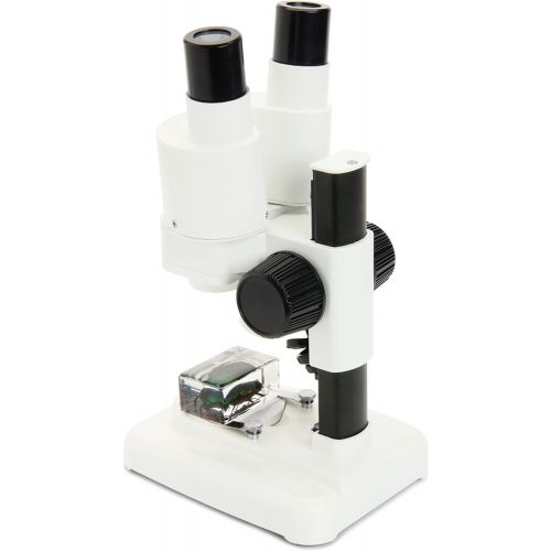 셀레스트론 Celestron CB2000C Compound Binocular Microscope w40x - 2000x power, mechanical stage, 4 Fully achromatic objectives, Abbe condenser, 10x and 20x eyepieces, coaxial focus, 10 prepa