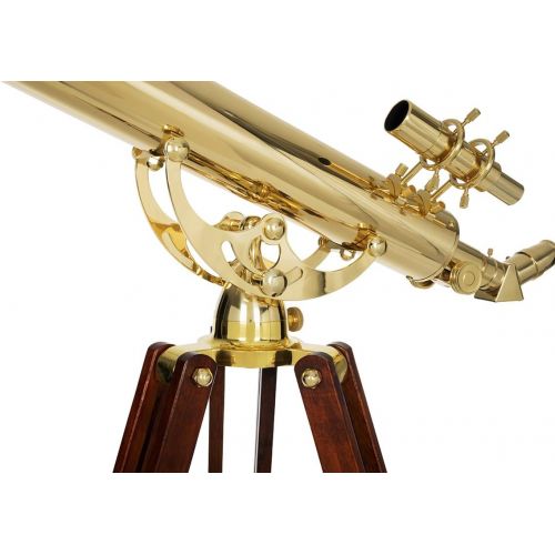 셀레스트론 Celestron 21034 Ambassador 80mm Refractor Telescope (Brass)