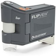 Celestron 44314 FlipView Handheld LCD Microscope (Grey)