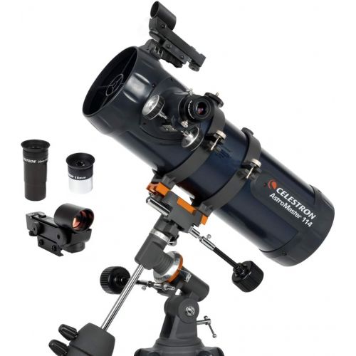 셀레스트론 Celestron 31042 AstroMaster 114 EQ Reflector Telescope