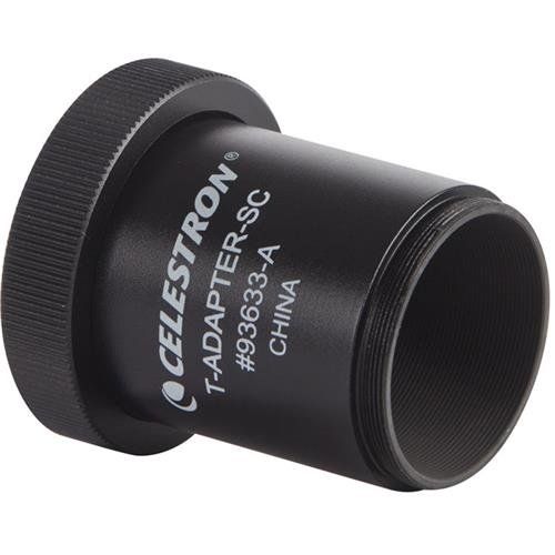 셀레스트론 Celestron T-Adapter with SCT 5, 6, 8 with 9.25, 11, 14, Black (93633-A)
